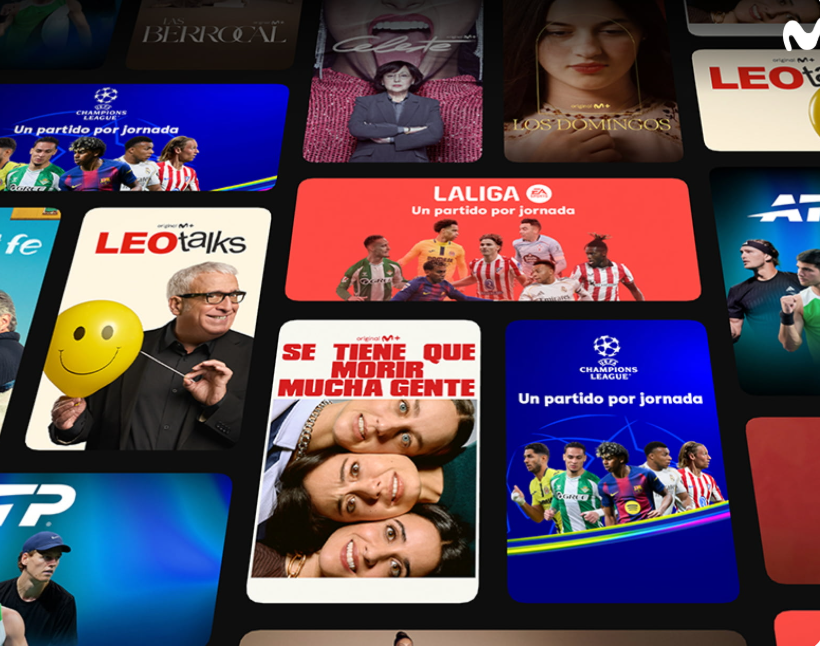Selección de entretenimiento, deporte y televisión disponible con Movistar Plus+